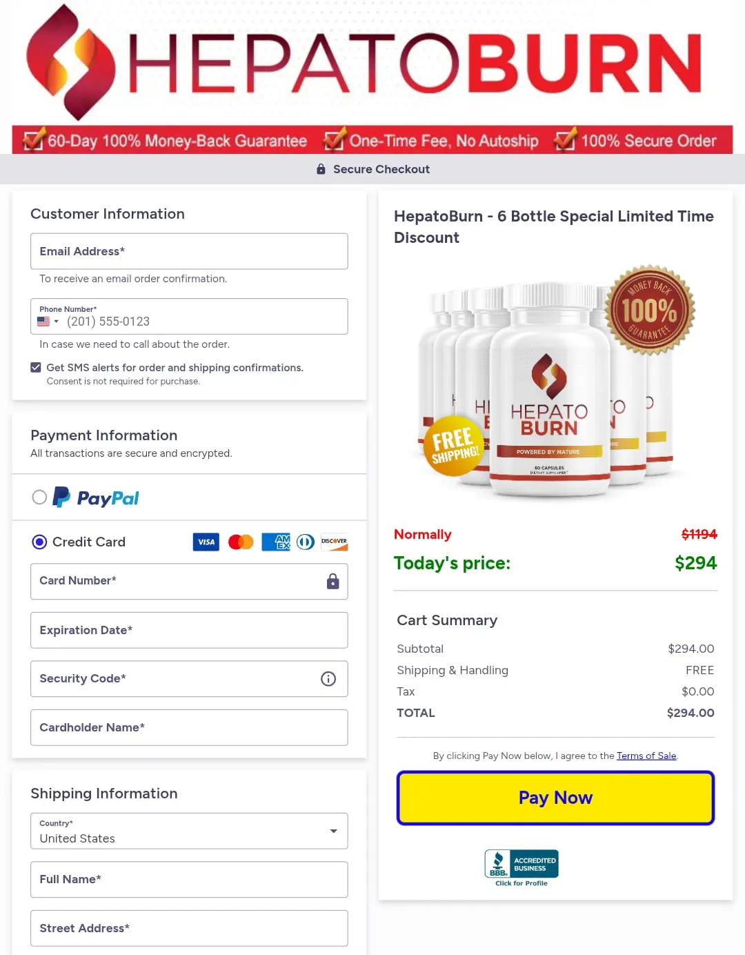 Hepatoburn order